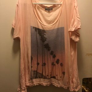 WILDFOX Peach Sunset Graphic Tee